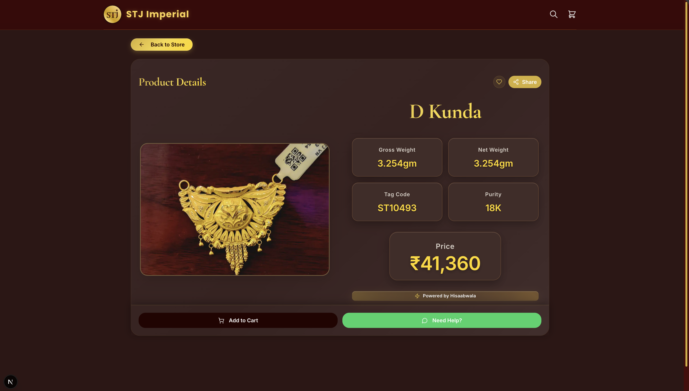 Detailed Product Storytelling